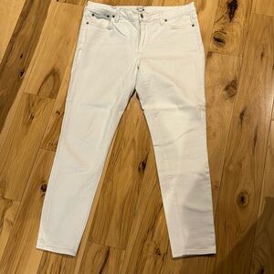 J Crew white jeans